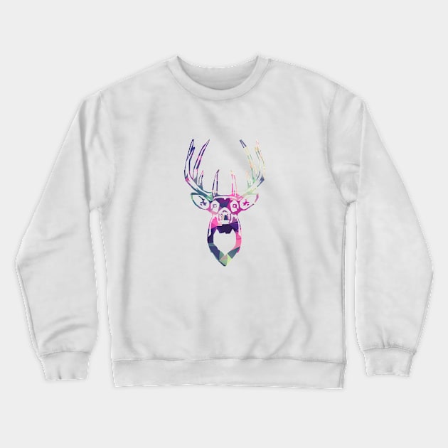 deer head Crewneck Sweatshirt by bayufadhillah